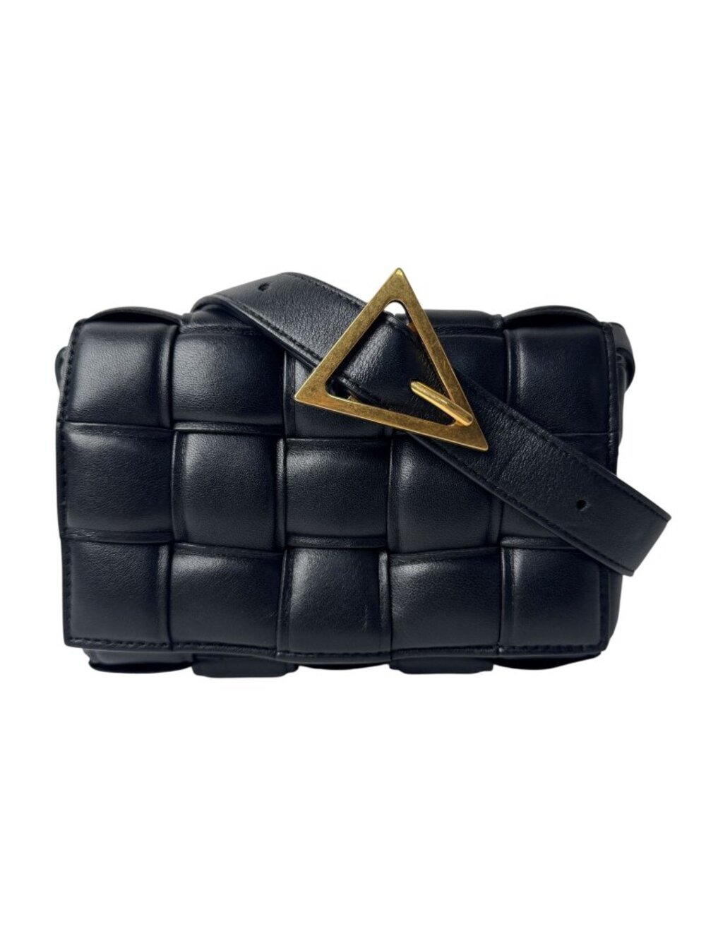 Bottega Veneta Padded Cassette Shoulder Bag Black